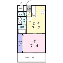 ロゼ・クリスタの物件間取画像